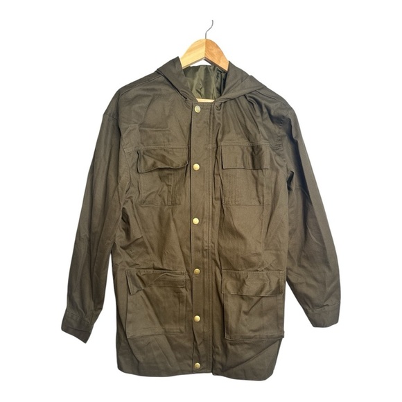 Vintage Casual Hooded Windproof Multi-pocket Work Jacket size M - Picture 8 of 11